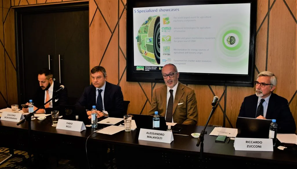 Agricultural mechanization- italian exports to kenya increasing The press conference in nairobi