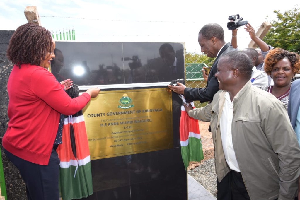 Kirinyaga Governor Anne Waiguru opens Makutano market