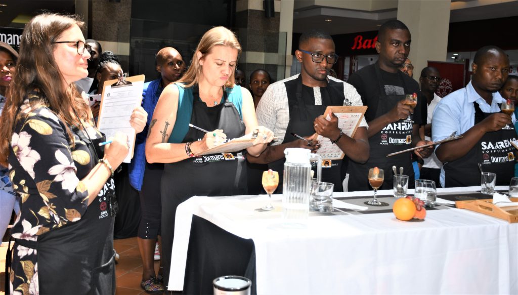 Judges at the 19th Kenya National Barista Championships