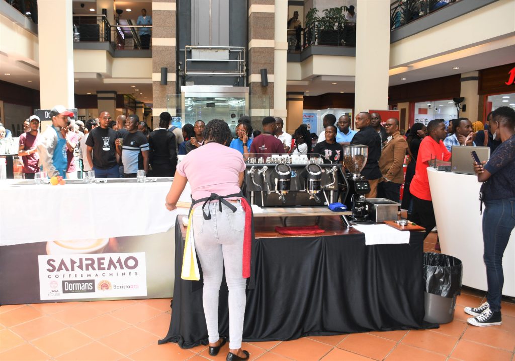 The 19th Kenya National Barista Championships at Nairobis Galleria Mall attracted a lot of people