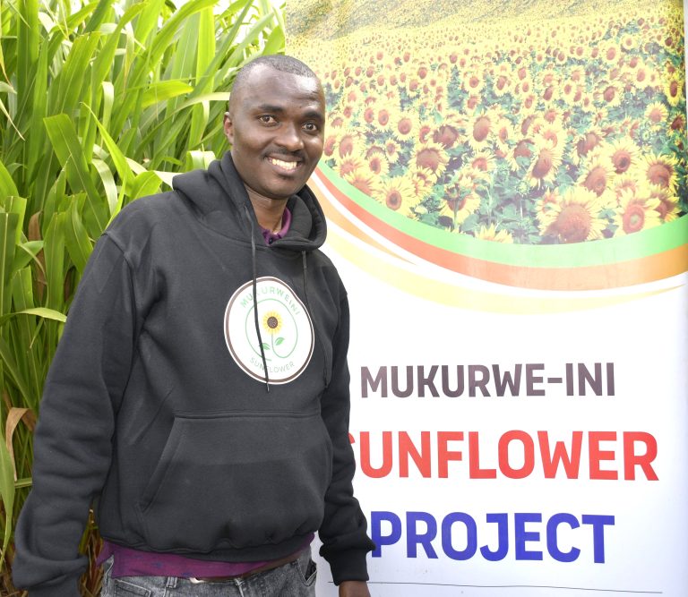 Patrick Mutahi the Director of Mukurwe ini Oil Enterprises