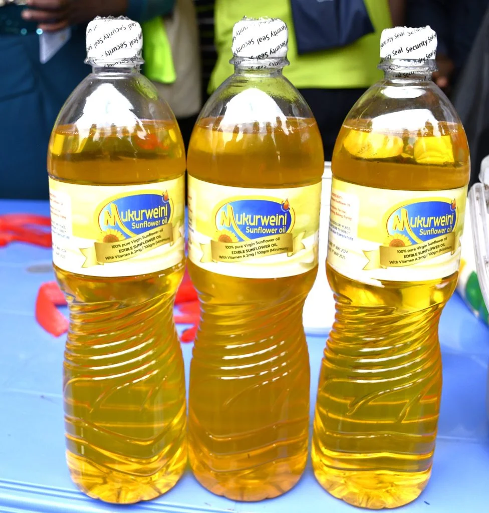 Former mca finds solace in sunflower and castor Processed sunflower oil from mukurwe ini oil enterprises