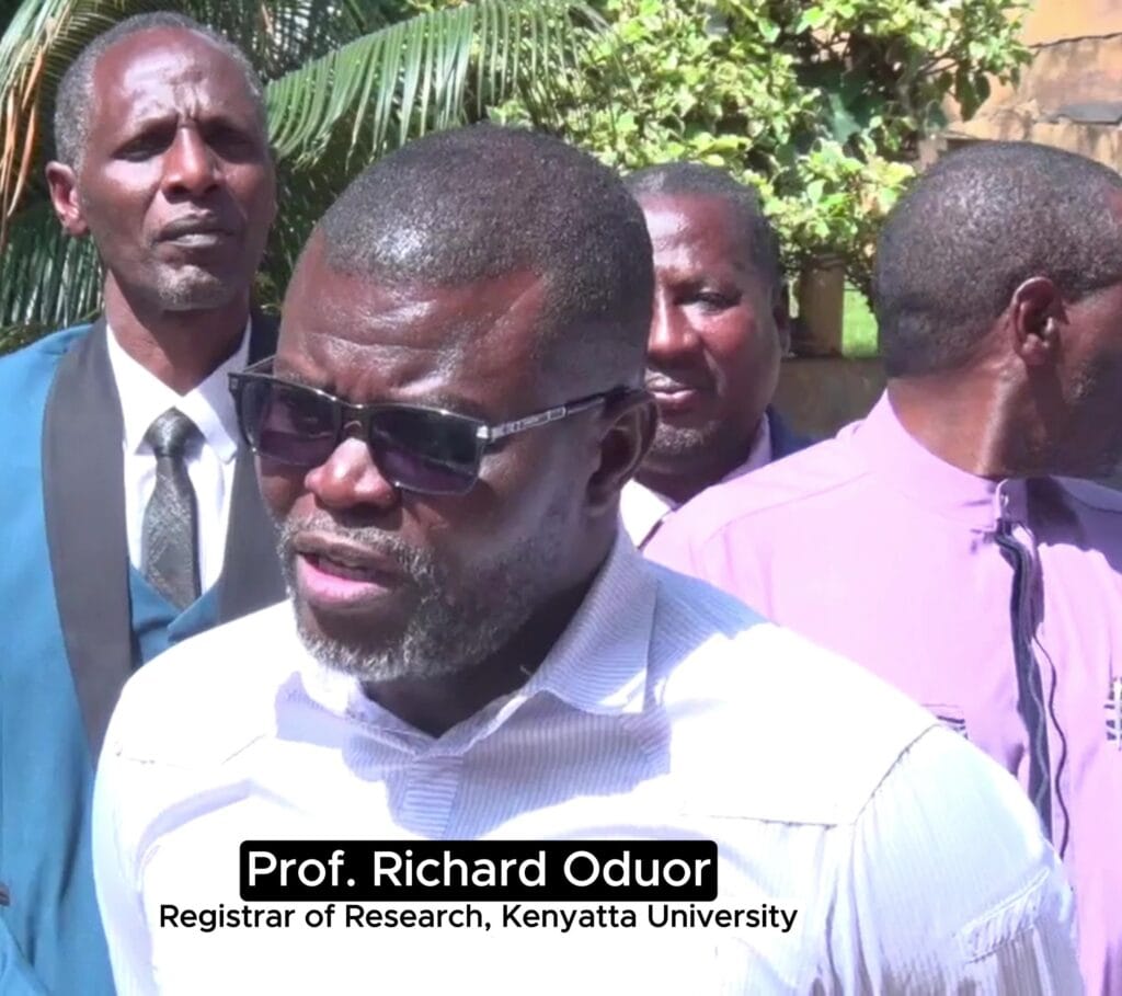 Richard Oduor Professor in Molecular and Cell Biology and the Registrar of Research at Kenyatta University