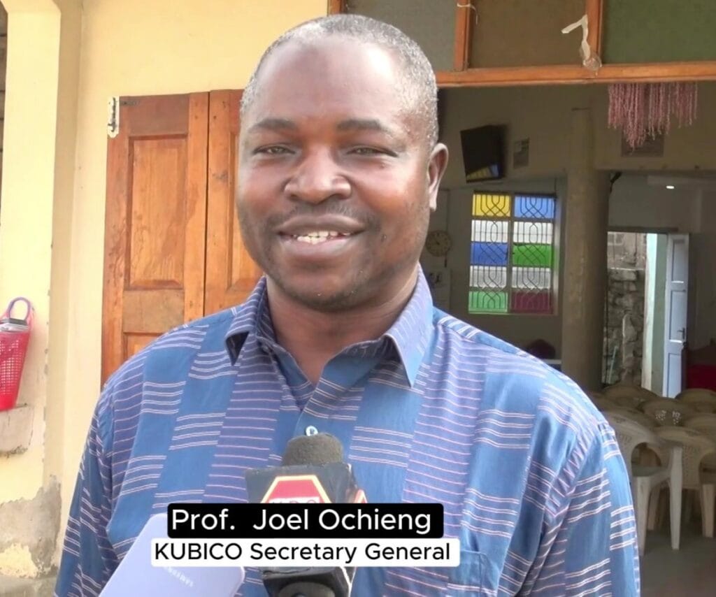 KUBICO Secretary General Dr. Joel Ochieng