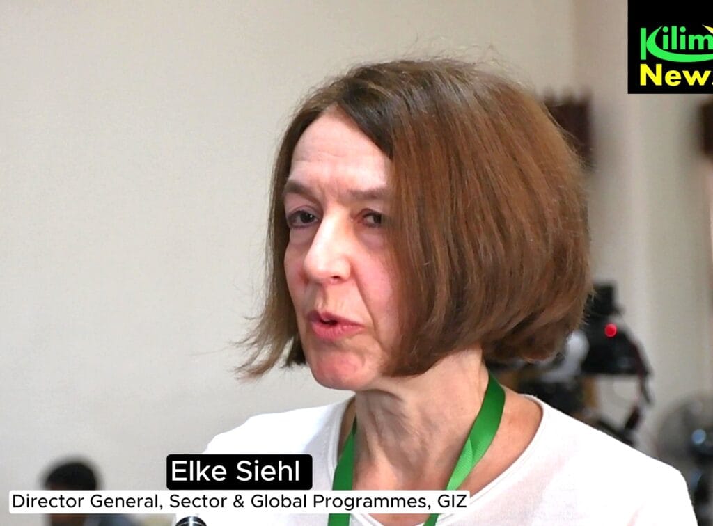 Elke Siehl the Director General Sector Global Programmes at the German Agency for International Cooperation GIZ