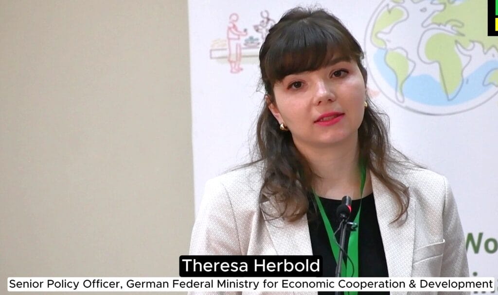 Theresa Herbold a Senior Policy Officer German Federal Ministry for Economic Cooperation Development