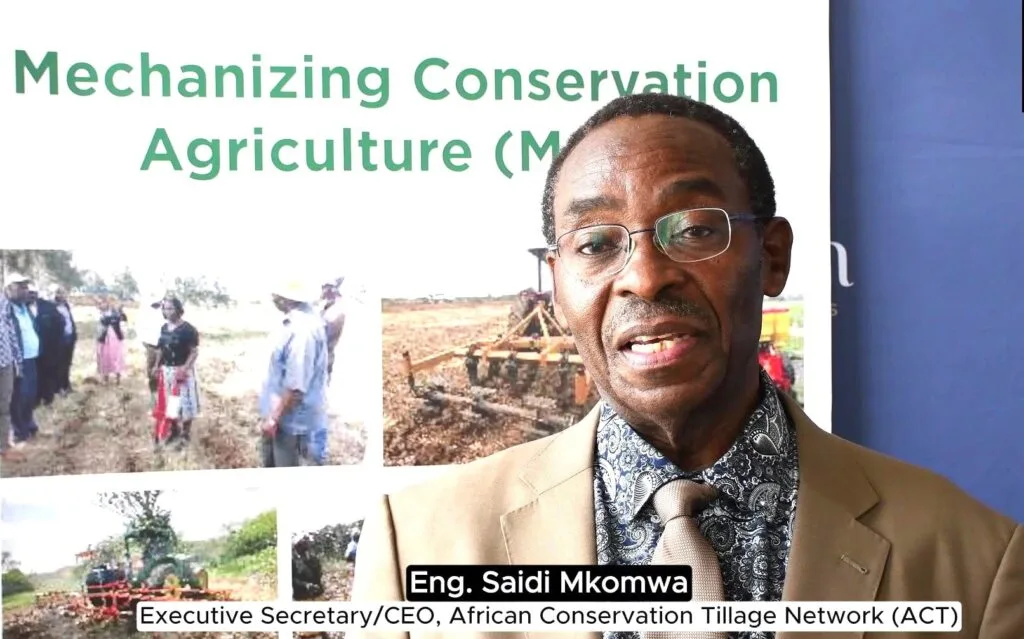 Symposium calls for more stakeholders inclusion in conservation agriculture Eng. Saidi mkomwa