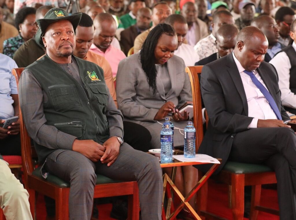 Nakuru County Champions Pyrethrum Revival in National Seedling Launch Chief of Staff and Head of Public Service Felix Koskei and Agriculture Cabinet Secretary Mutahi Kagwe attended the launch of certified pyrethrum seedlings