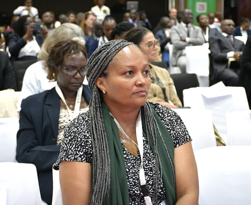 FINAS 2025 Conference Opens in Nairobi to Tackle Africa’s Agri-Food Financing Gap Dr. Charity K. Mutegi the FINAS Summit Director during one of the sessions at the FINAS 2025 Conference min