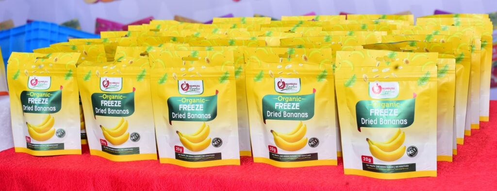 Wambugu Apple launches five freeze-dried fruit products Freeze dried bananas