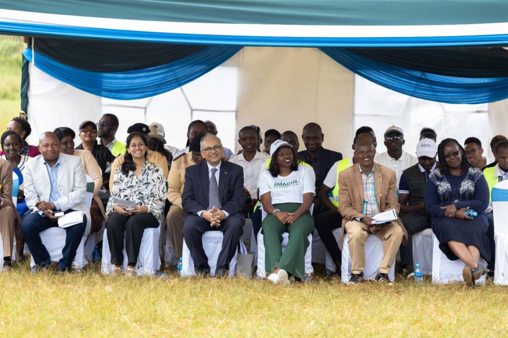 Elgon kenya and smachs foundation nurture young agripreneurs at nyanjega school Guests during the ceremony in nyanjega school