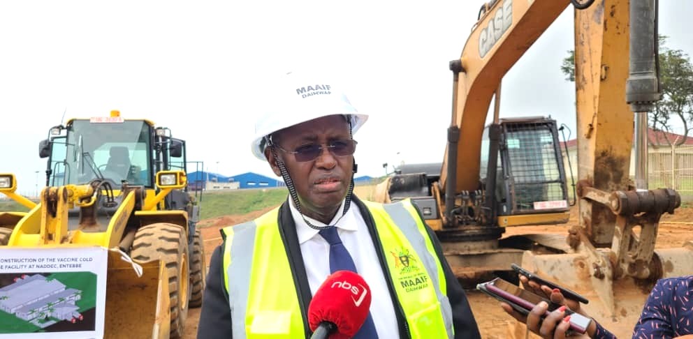 Uganda to Establish First Cold Chain Storage Facility for Animal Vaccines Lt. Col Rtd. Bright Rwamirama Minister of State for Animal Industry