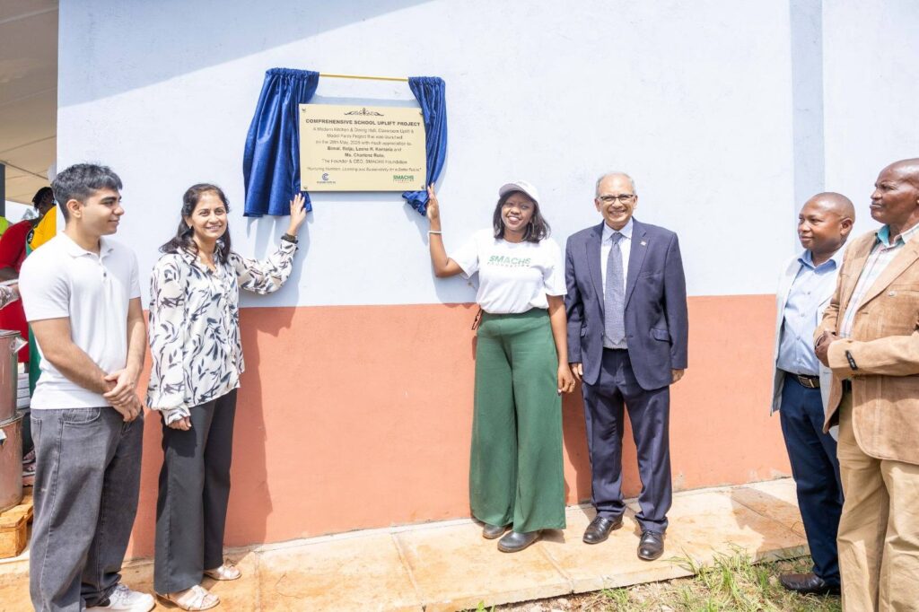 Elgon kenya and smachs foundation nurture young agripreneurs at nyanjega school Opening of improved infrastructure in the school