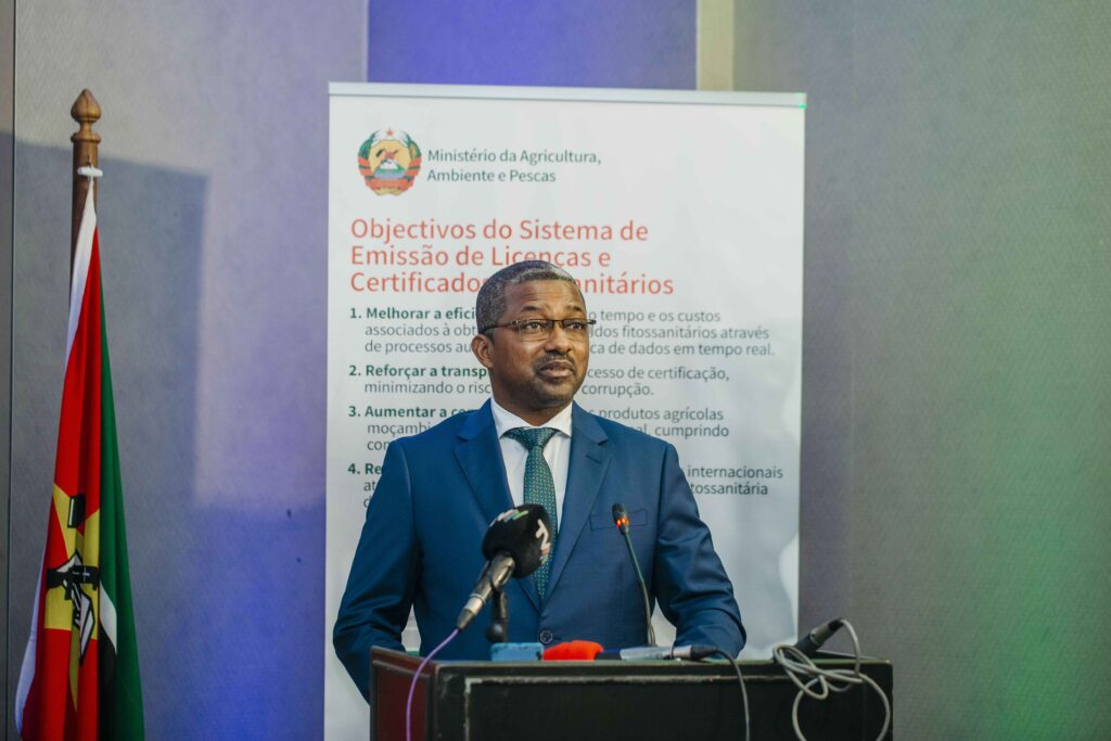 Mozambique Launches e-Phyto System to Modernize Agricultural Trade PS Ministry of Agriculture Environment and Fisheries Acubar Baptista