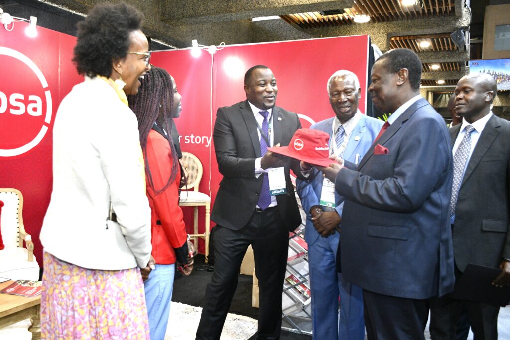 Mudavadi calls for an all inclusive agriculture financing system. Prime Cabinet Secretary Dr Musalia Mudavadi receives a gift from Daniel Munyambu Country Agribusiness Specialist at ABSA Kenya during the FINAS 2025 Summit