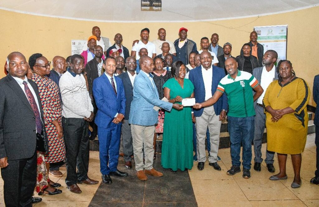 Embu County Allocates KSh 28 Million to Boost Coffee Factories Infrastructure The cheque presentation ceremony