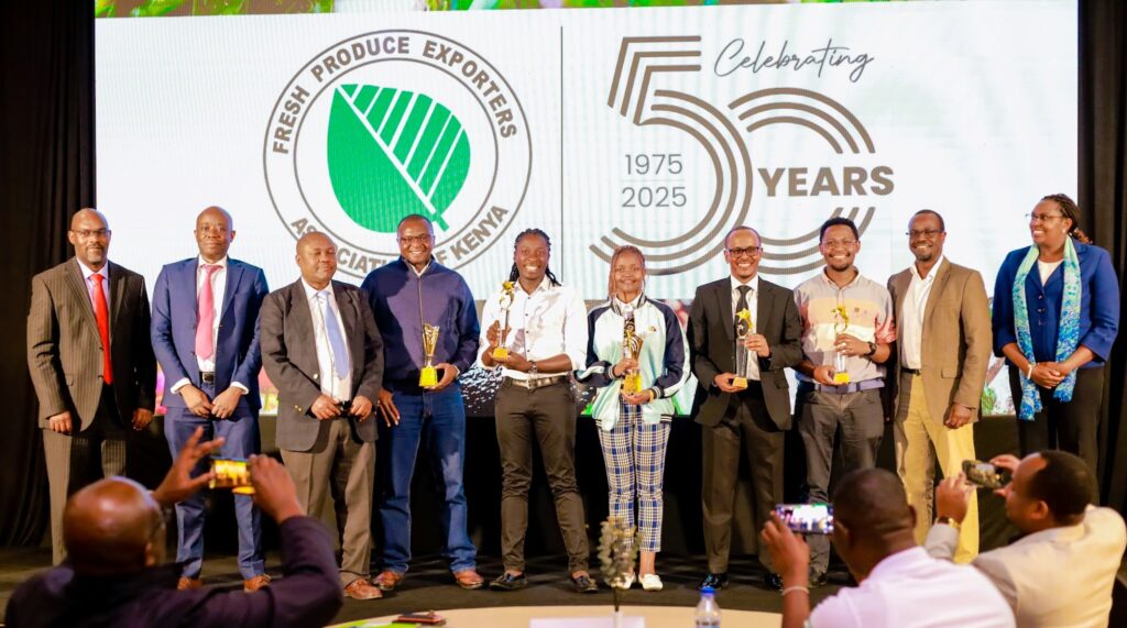 Kenya’s horticulture export body fpeak turns 50, eyes new markets As part of the celebrations fpeak awarded various companies and individuals for their contribution in the sector