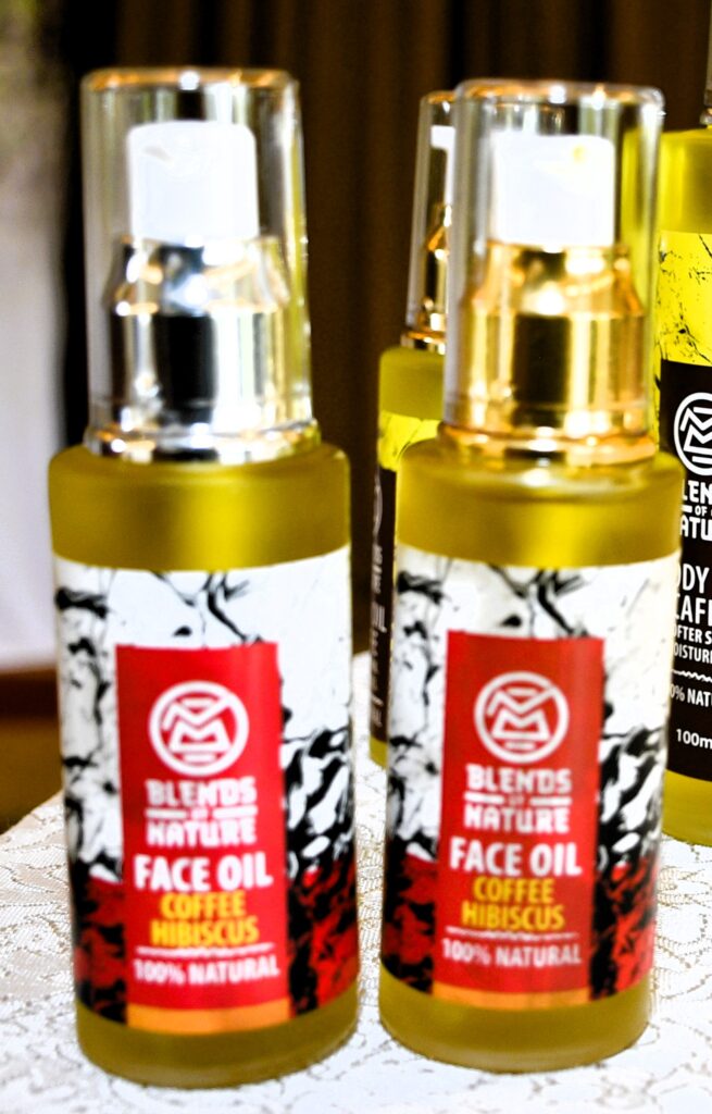 Coffee face oil