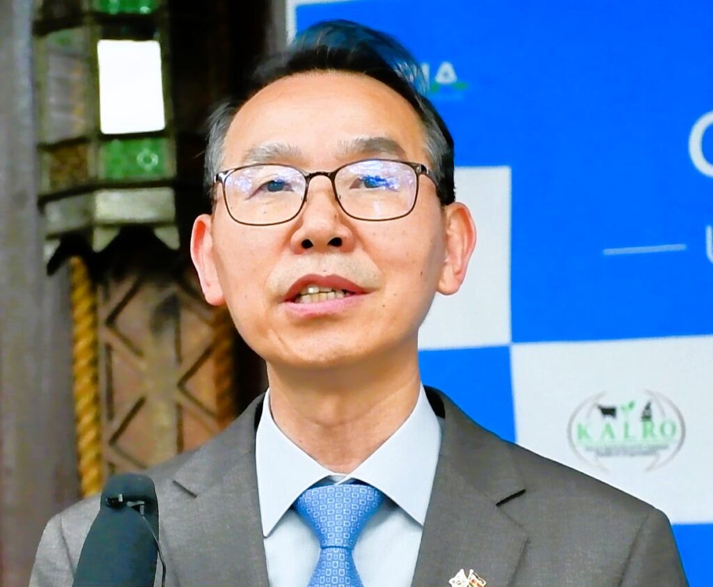 Kenya, korea partner to boost rice production and cut imports Korean ambassador to kenya kang hyung shik