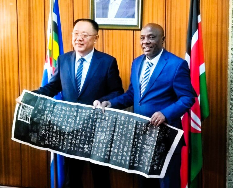 Kilimo news | get latest agriculture news in east africa Ps ronoh with the head of the chinese delegation