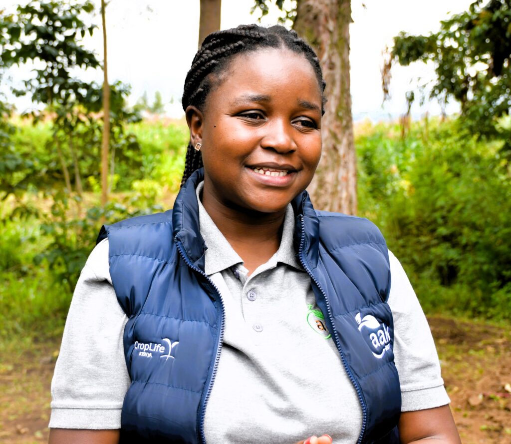 Aak-grow pilots behaviour change drive to curb pesticide misuse Velma wekesa stewardship officer aak grow