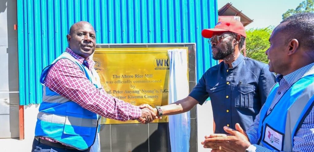 Commisioning of the rice mill