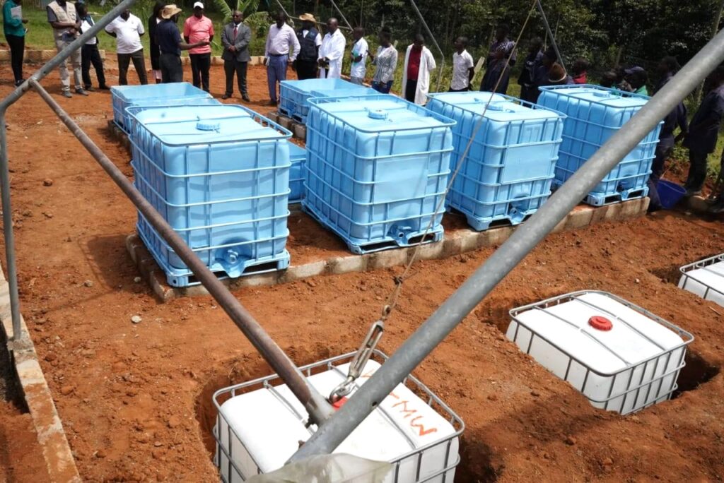 Construction of aquaponics systems in vihiga