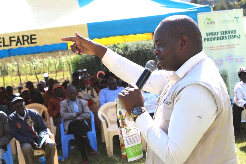 Nakuru County Steps Up Sustainable Farming in Potato Growing Nakuru County Agriculture CECM Leonard Bor during a Farmers Field Day