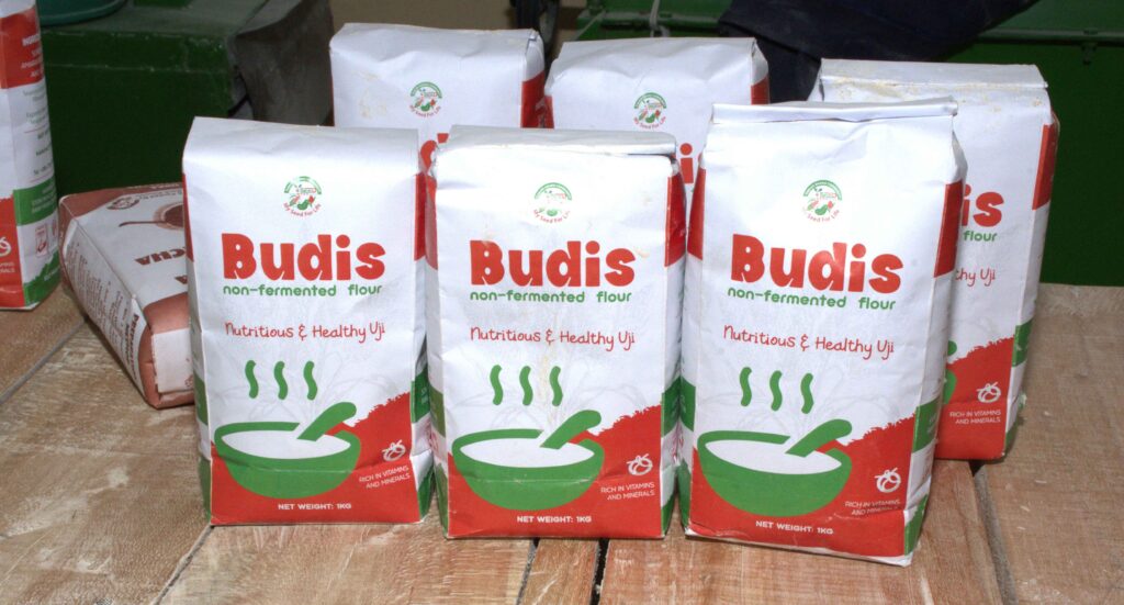 The porridge flour produced by the group