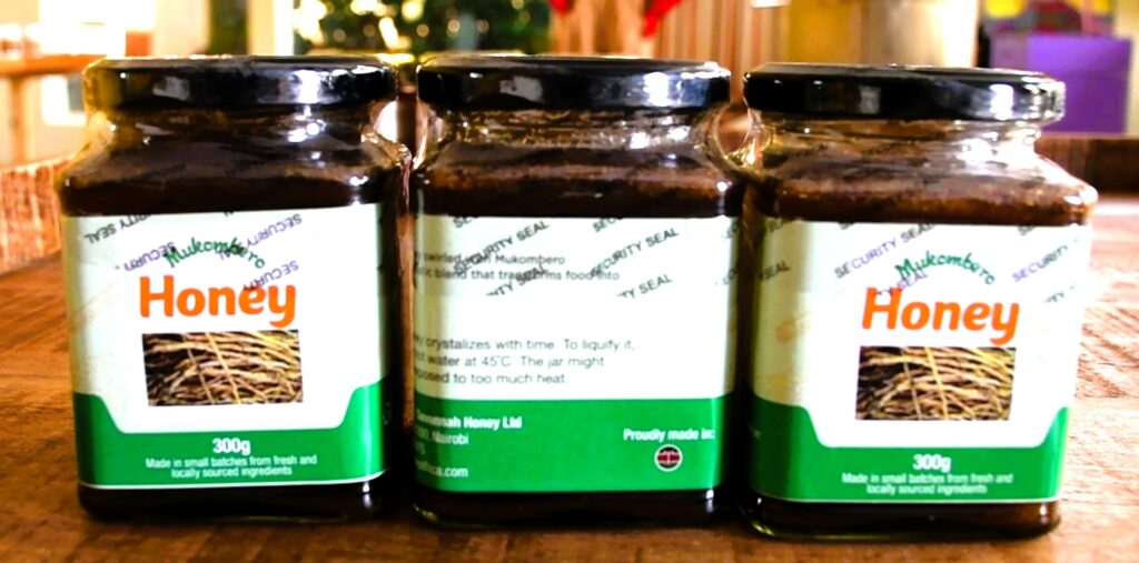 Mukombero flavoured honey