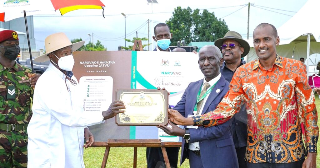 President Museveni said the vaccine offers a safer and more sustainable solution compared to conventional acaricides